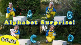 Alphabet Surprise  Learn the Alphabet with Codi  Codi Kids Learning [upl. by Lemal]