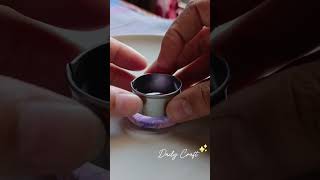 Making 💜cute earrings💜 with clayDaily Craft diy polymereclay craftearrings purple viralart [upl. by Henderson]