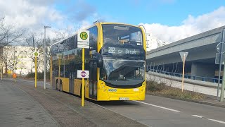 Mitfahrt im Kompletten 282 von Dillenburger Straße bis Dardanellen Weg im ADL 21 [upl. by Ayikaz]