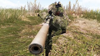 Ghillie sniper in action [upl. by Imailiv]