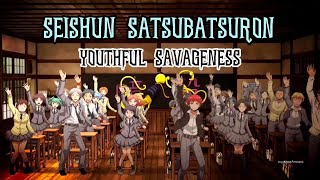 Ansatsu Kyoushitsu S1 OP1  Class 3E Song Unit  Seishun Satsubatsuron English translation [upl. by Nautna]