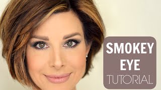 The BEST Smokey EYE Makeup Tutorial for Older Fabulous Women  Dominique Sachse [upl. by Natsirt]