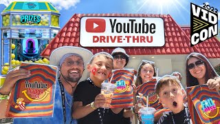 The Youtube Restaraunt amp VidCon 2022 Adventure FV Family tries Mr Beast Giant Gumball Machine [upl. by Gilliam]