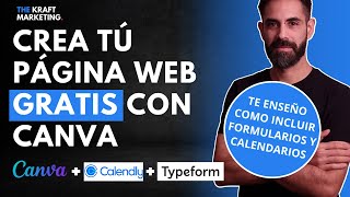 Cómo CREAR una PÁGINA WEB en Canva con DOMINIO Propio 2023  Conecta un dominio [upl. by Aloisia589]