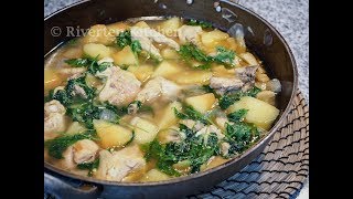 Chicken Tinola with Semiripe Papaya and Ampalaya Leaves [upl. by Hnahc]