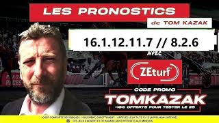 PRONOSTIC QUINTE DU JOUR SAMEDI 12 OCTOBRE 2024 PMU ZETURF Z5 ORDRE TOM KAZAK [upl. by Hareema577]