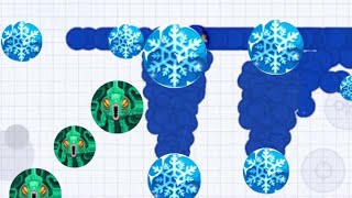 MACRO IN CLASSIC MODE❄️ AGARIO MOBILE [upl. by Ijan]