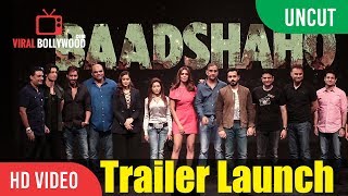 UNCUT  Baadshaho Official Trailer Launch  Ajay Devgn Emraan Hashmi Ileana DCruz [upl. by Jeralee360]