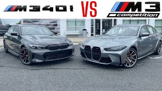 2024 BMW M3 Competition VS BMW M340i [upl. by Akeimat524]