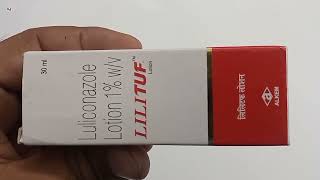 LiLituf Lotion  Luliconazole Lotion 1  Lilituf lotion Uses Side effects benefits Review Hindi [upl. by Htebazil]