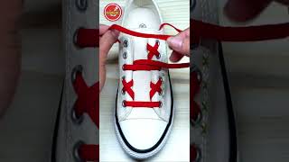 How To Tie Shoelaces Shoe Lacing Styles shoelace Shorts [upl. by Dawna]