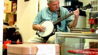 Wayne Fairfax Playing the Banjo in Manassas Virginia [upl. by Akimet]