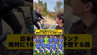 【検証】サッカー日本代表のFIFAランク絶対に18位より下に予想する説 サッカー日本代表 FIFAランキング 街頭インタビュー 英語の勉強 [upl. by Terti]