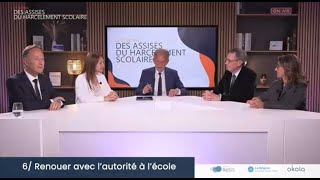 Renouer avec lautorité Assises harcèlement scolaire [upl. by Ingold474]