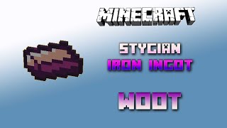 Stygian Iron Ingot 💠 Minecraft Woot Tutorial 💠 Deutsch  German 💠 Minecraft [upl. by Nema]