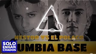 Cumbia Base  El polaco vs Nestor en Bloque │ Enganchados [upl. by Arahset]