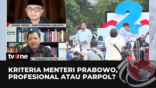 Dahnil Anzar Ungkap Pertimbangan Kriteria Menteri Kabinet Prabowo  tvOne [upl. by Akeber]