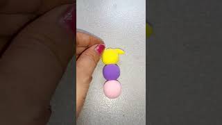 Cute Clay Art 💛🩷💜🙏🏻🙏🏻youtubeshorts shortsfeed ytshortsdiy shorts viralshort viralvideos like [upl. by Kcirevam14]