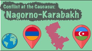 Conflict at the Caucasus The situation of NagornoKarabakh explained [upl. by Newberry]