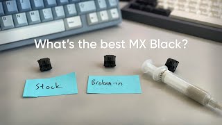 How do you like MX blacks Polished Broken in Stock  Nomkeys MX Black review and Soundtest [upl. by Aigneis374]