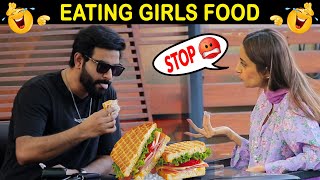 Eating Strangers Food Prank Gone Wrong 😂 Lahori PrankStar [upl. by Aicirtam]