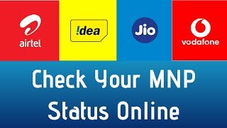 How To Check MNP Status Online  Know Your Porting Status  Mobile Number Portability [upl. by Remlap]