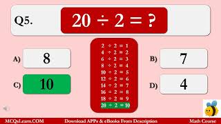 Maths Worksheet Class 1  Maths Division Worksheet with Answers  Grade 1 Division Quiz 2 Table [upl. by Newton966]