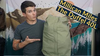 Millican Miles The Duffel 40L Bag Review Great TravelCampingBeat EM UP [upl. by Riorsson117]