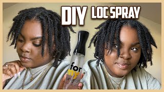 DIY Daily Moisturizing Loc Spray Tutorial [upl. by Asila424]