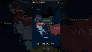 First Balkan War  Hoi4 Timelapse [upl. by Kenyon194]