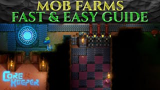 Easy MOB FARM GUIDE 2024  Core Keeper Tutorial Guide Tips [upl. by Dleifxam]