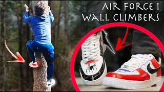 Make Air Force 1 SpiderMan Wall Climbers  Retractable Custom Climbing Shoes [upl. by Sumer]