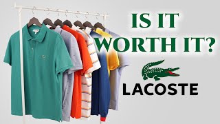 Lacoste Polo Shirt Is It Worth It InDepth Review [upl. by Neelav]