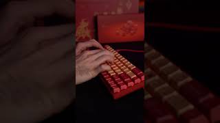 Keyboard ASMR  Akko Radiant Red Keyboard Switches sound test [upl. by Eimarej]