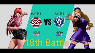 KOFXV Female CPU Single Tournament SEMIFINALS SHERMIE Vs HINAKO SHIJO Season 1 Ep18 [upl. by Geiss]