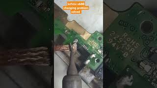 Infinix x688 hot 10 play charging problem solved viralvideo mobilereparing repair automobile [upl. by Oicneserc293]