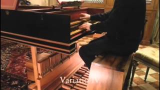 PEDAL harpsichord Johann Pachelbel  Arietta performed by Marco Vincenzi [upl. by Milks]