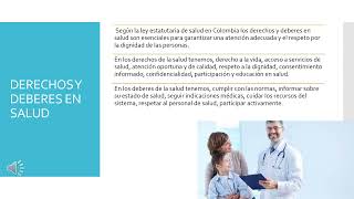 LINEAMIENTOS EN SALUD PUBLICA AUDIO [upl. by Girard]