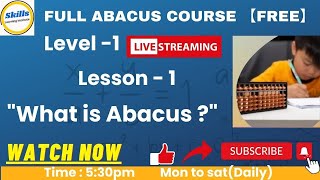 Abacus Class Lesson 1 What is abacus Tool 【Level 1】 [upl. by Tarazi]