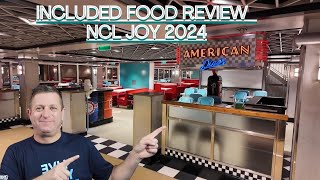 Norwegian Joy Included Food Review [upl. by Ahsiya]