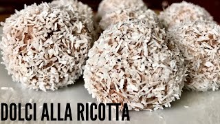 DOLCI ALLA RICOTTA per stupire tutti con un buonissimo DOLCE SENZA COTTURA [upl. by Leirraj]