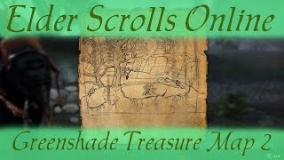 Greenshade Treasure Map 2 Elder Scrolls Online ESO [upl. by Mit]