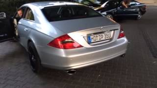 Mercedes w219 cls 350 straight pipe sound [upl. by Atiekram]