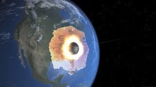 Universe Sandbox 2  Bigger Asteroid Strikes Epic Games HQ in North Carolina [upl. by Pammy]