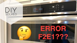 KitchenAid F2E1 Error DIY Repair [upl. by Yema997]