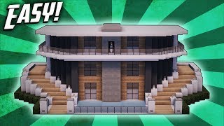 Minecraft How To Build A Modern Mansion House Tutorial 23 [upl. by Rosenblast606]