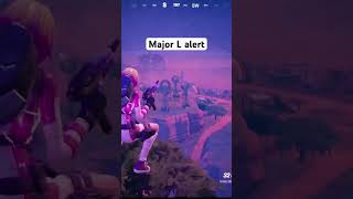 Major L in Fortnite fortnite fortniteclips gaming chapter3 [upl. by Naras]