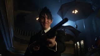 Oswald Penguin Cobblepot Murders Old Couple With Shotgun Gotham TV Series [upl. by Adnwahsat]