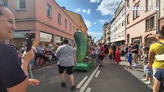 part 10 Backfischfest Parade 2024 in Worms A Spectacular Display of Tradition and Community [upl. by Fredenburg]