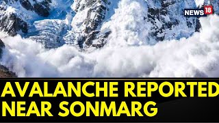 Jammu Kashmir News  Massive Avalanche Reported Near Sonmarg Road Connecting Kashmir To Ladakh [upl. by Katleen900]